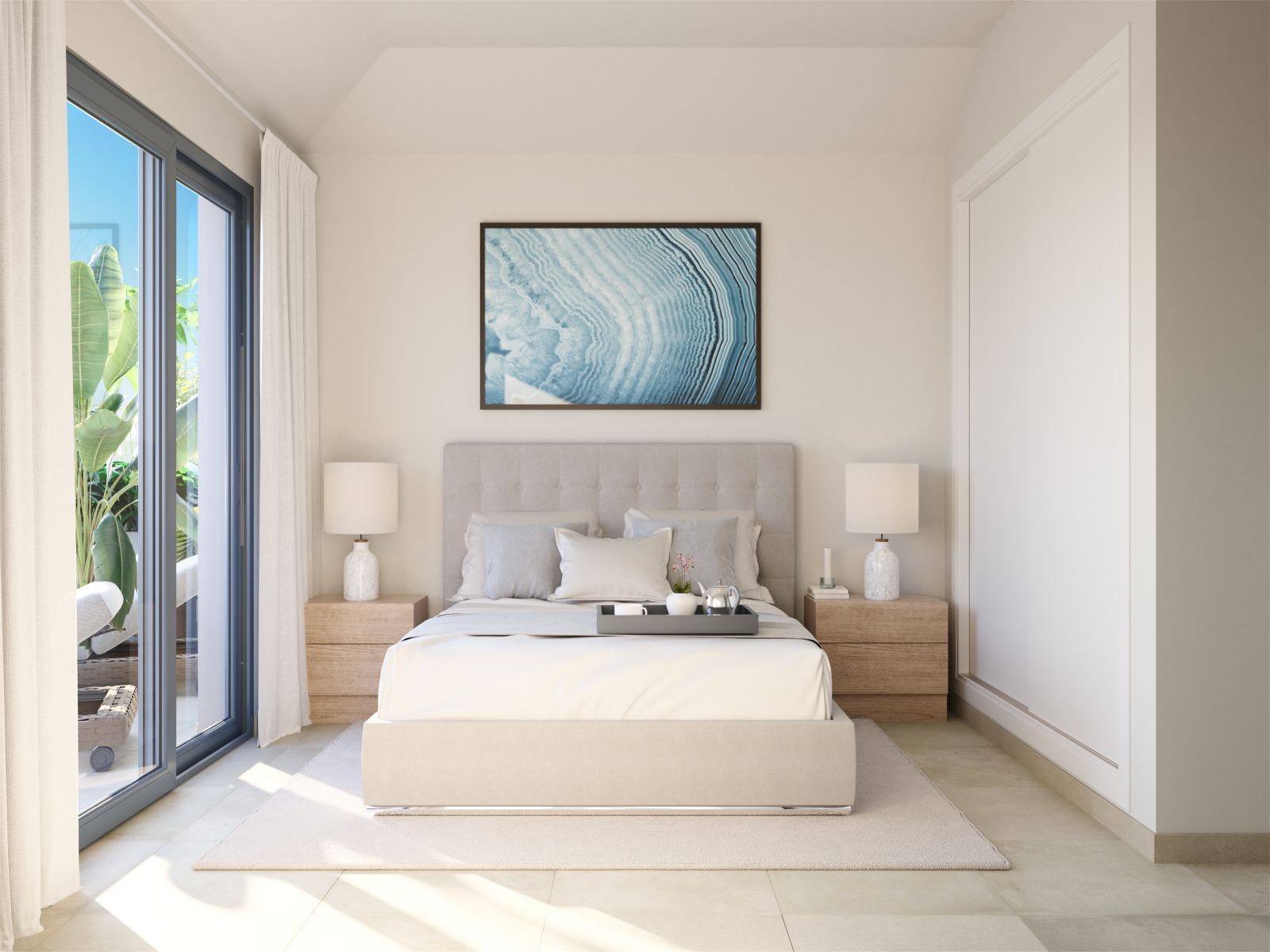 03 modern bedroom with ocean view